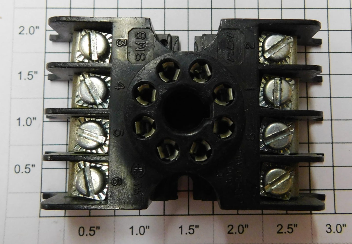 Reed Devices / RDI SM8 8 Pin Relay Socket Trainz
