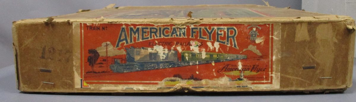 American Flyer 1312 O Vintage Vanguard Set: Red 3100 Electric Loco w/3141 & 3142