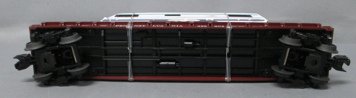 MTH 30-76353 O Pennsylvania Flat Car w/Camper #469302