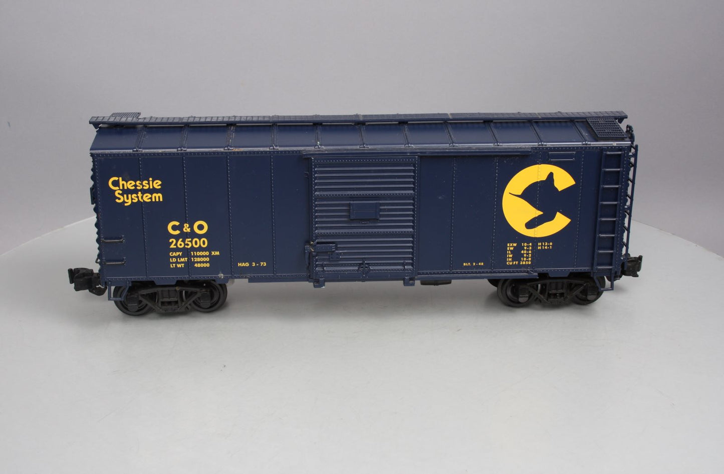 Aristo-Craft 46071 Chessie 40' Steel Boxcar Chessie