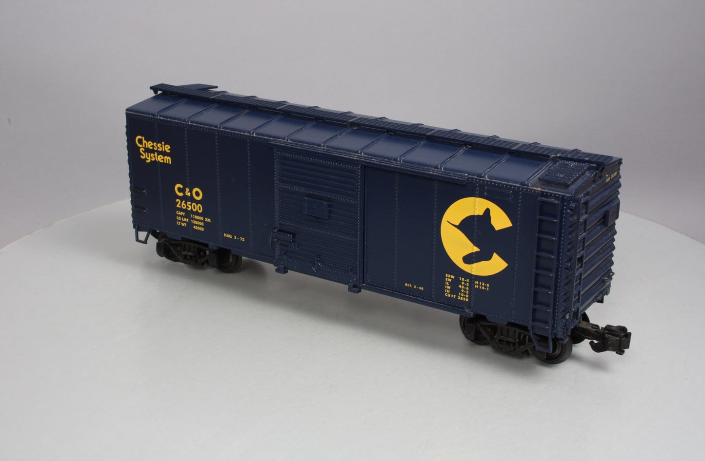 Aristo-Craft 46071 Chessie 40' Steel Boxcar Chessie