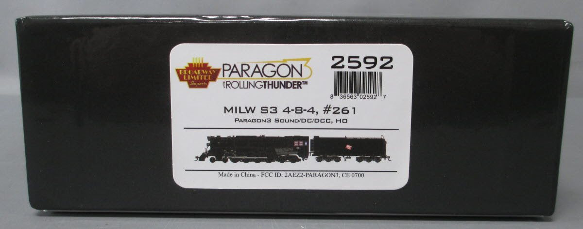 Broadway Limited 2592 HO Milwaukee Road Class S-3 4-8-4 Paragon3