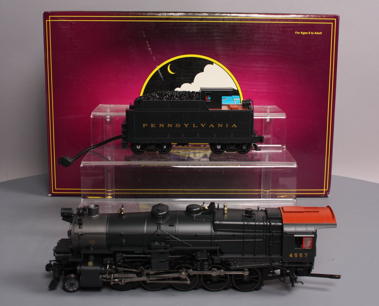MTH 20-3254-1 O PRR 2-10-0 Decapod Steam Locomotive High Rail w/PS2 #4557