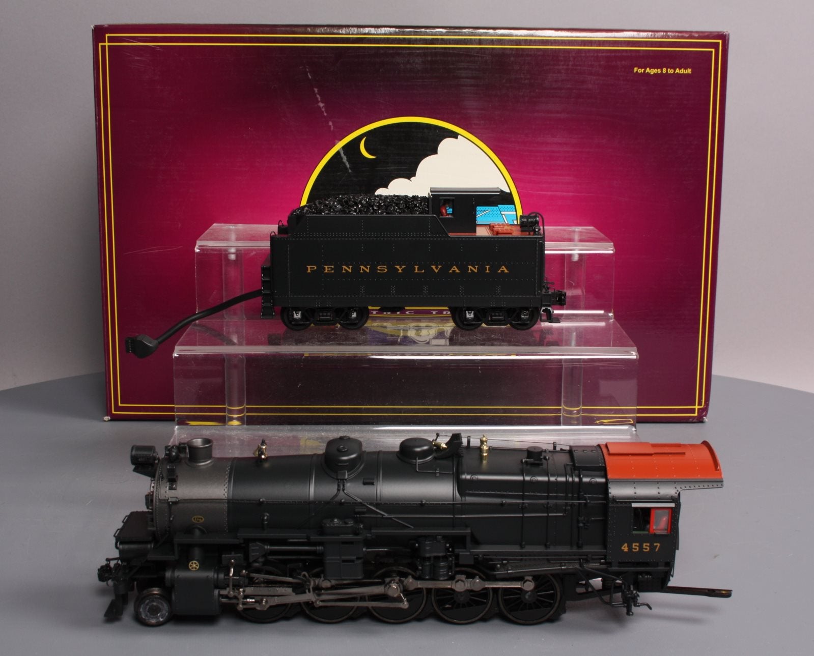 MTH 20-3254-1 O PRR 2-10-0 Decapod Steam Locomotive High Rail w/PS2 #4557