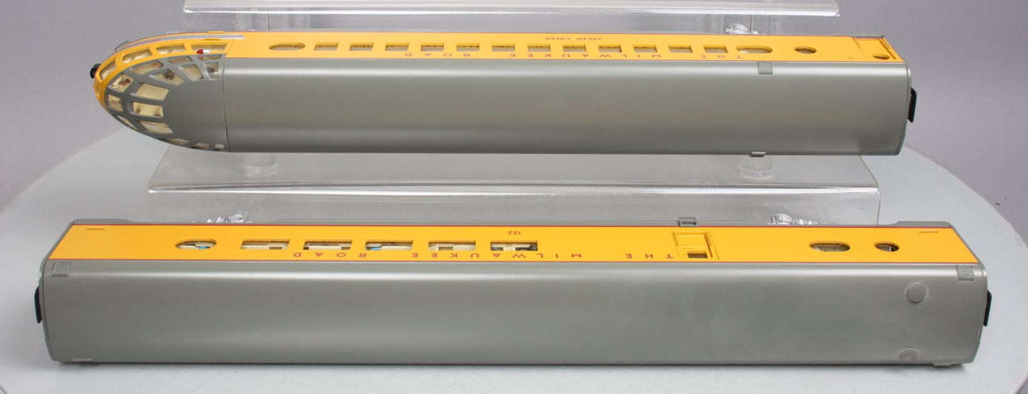 Lionel 6-22674 Milwaukee Road 21'' Aluminum Diner & Observation Car (Set of 2)