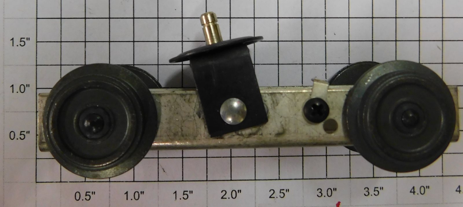 American Flyer XA11598A S Scale Diesel Dummy Truck Chassis Assembly