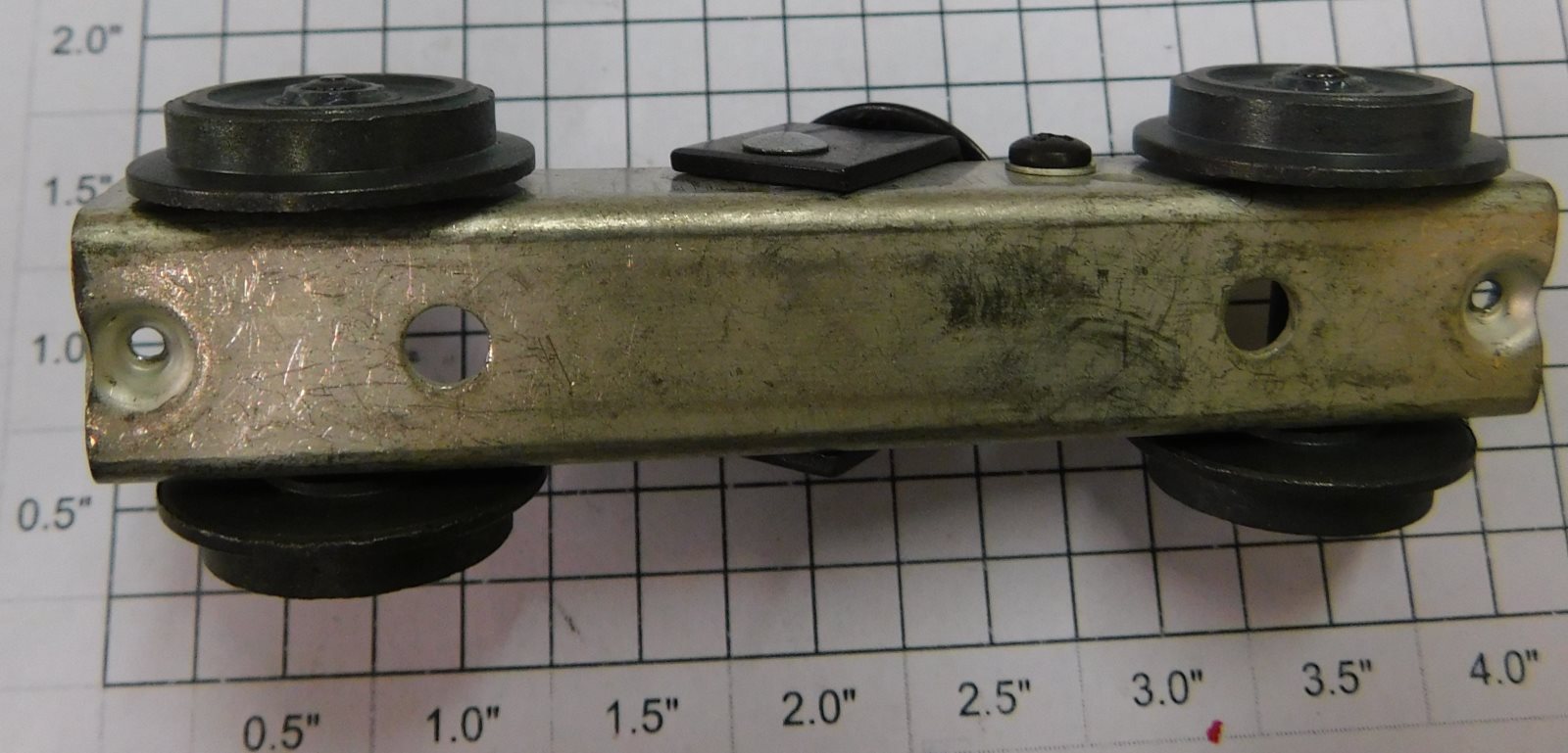 American Flyer XA11598A S Scale Diesel Dummy Truck Chassis Assembly