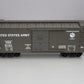 USA Trains R19071 G U.S. Army Ordinance Steel Box Car #91101 Green