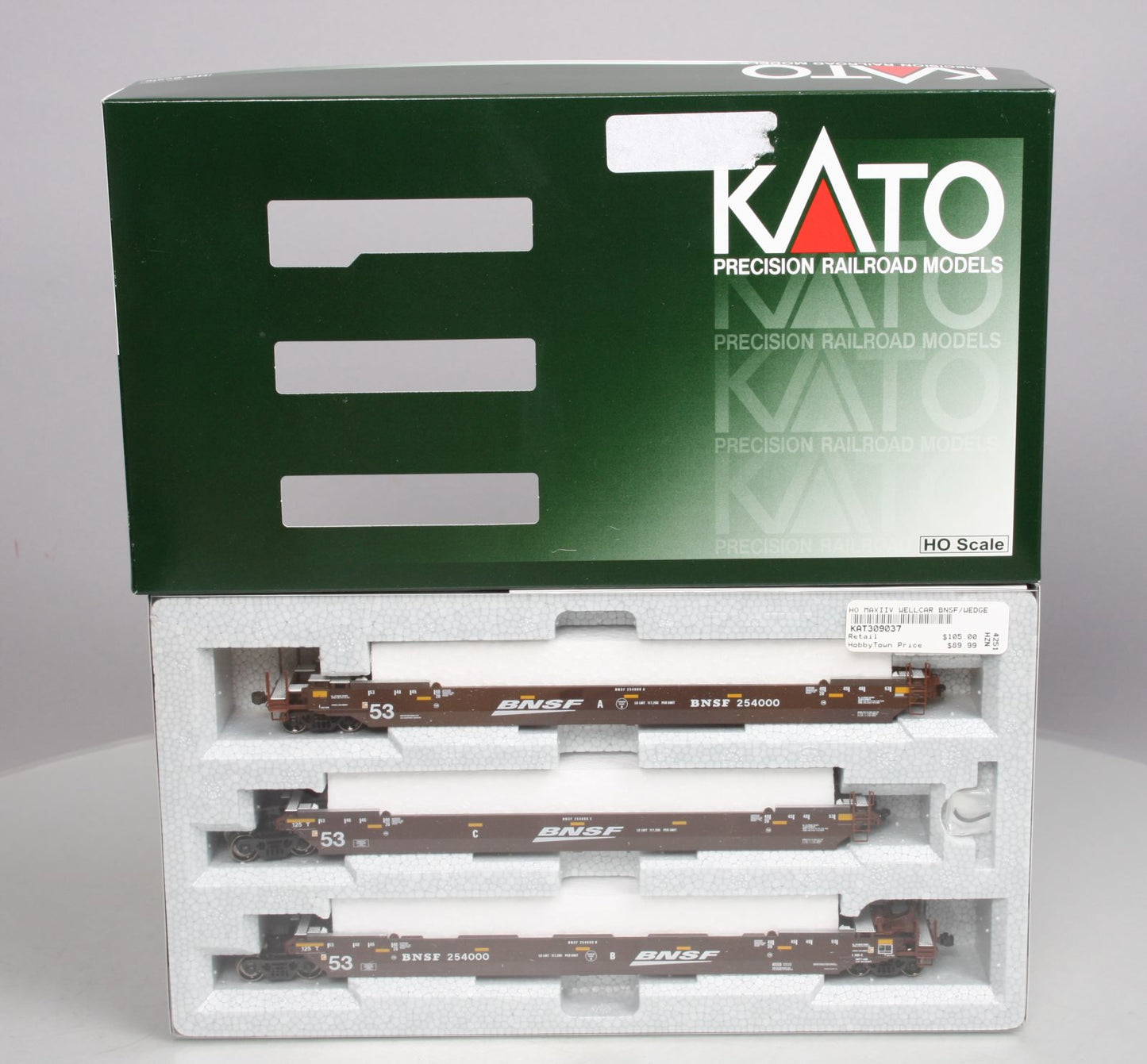 Kato 30-9037 HO BNSF MAXI-IV #254000