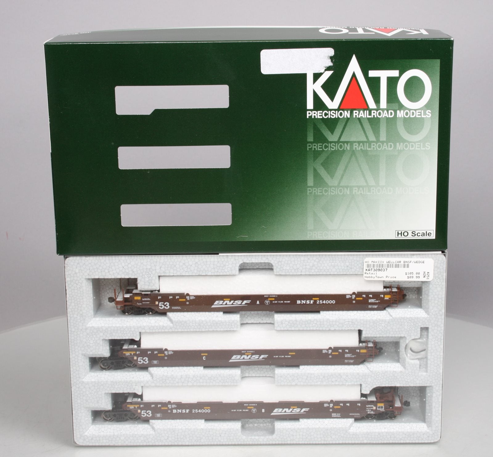 Kato 30-9037 HO BNSF MAXI-IV #254000
