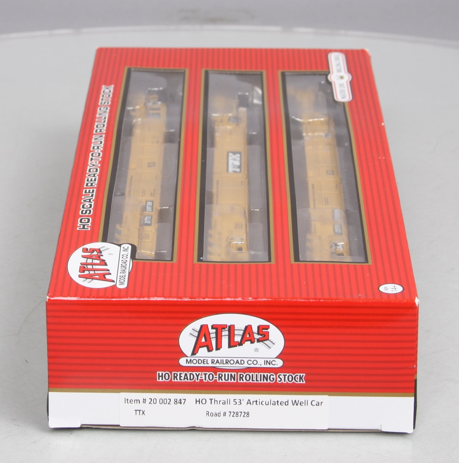 Atlas 20002847 Ho 53'ARTIC WELL CAR TTX728728