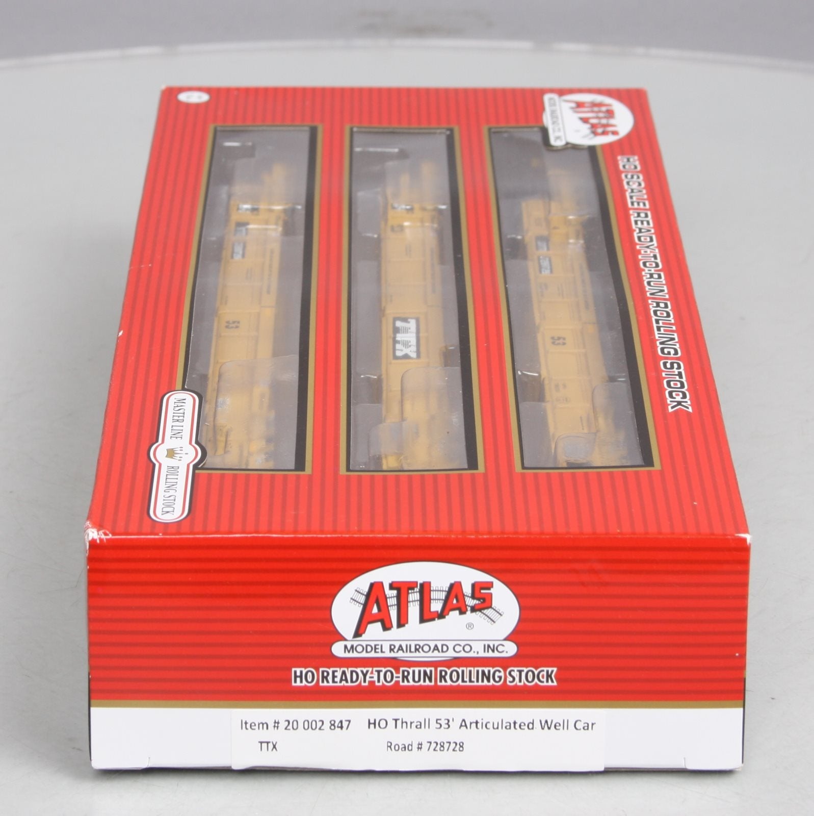 Atlas 20002847 Ho 53'ARTIC WELL CAR TTX728728