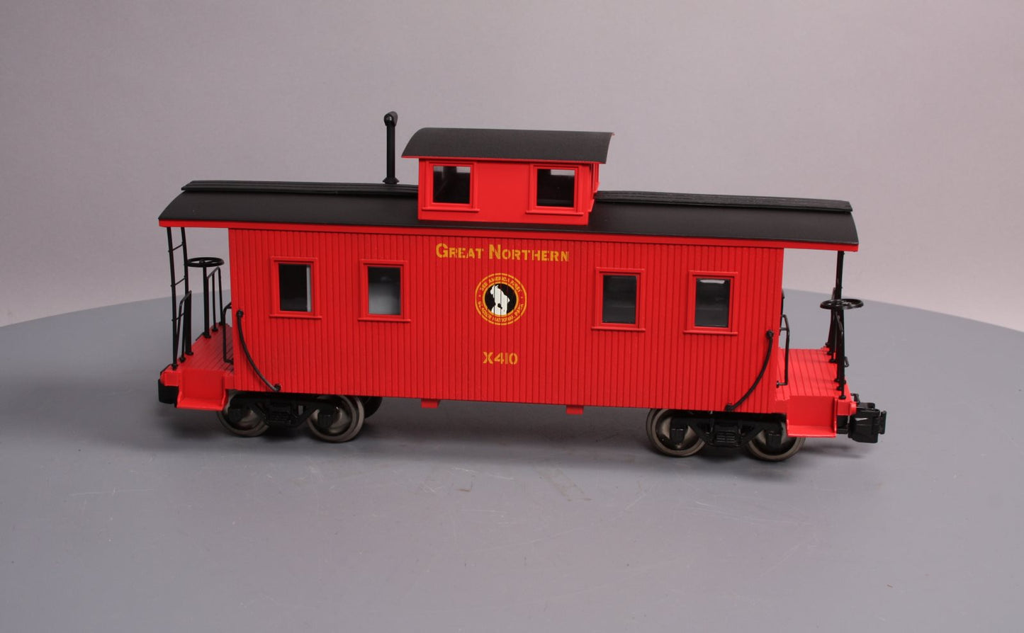 Bachmann 93811 G Scale Great Northern Center Cupola Wood Caboose (Metal Wheels)