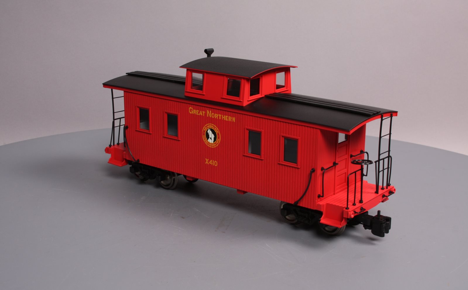 Bachmann 93811 G Scale Great Northern Center Cupola Wood Caboose (Metal Wheels)