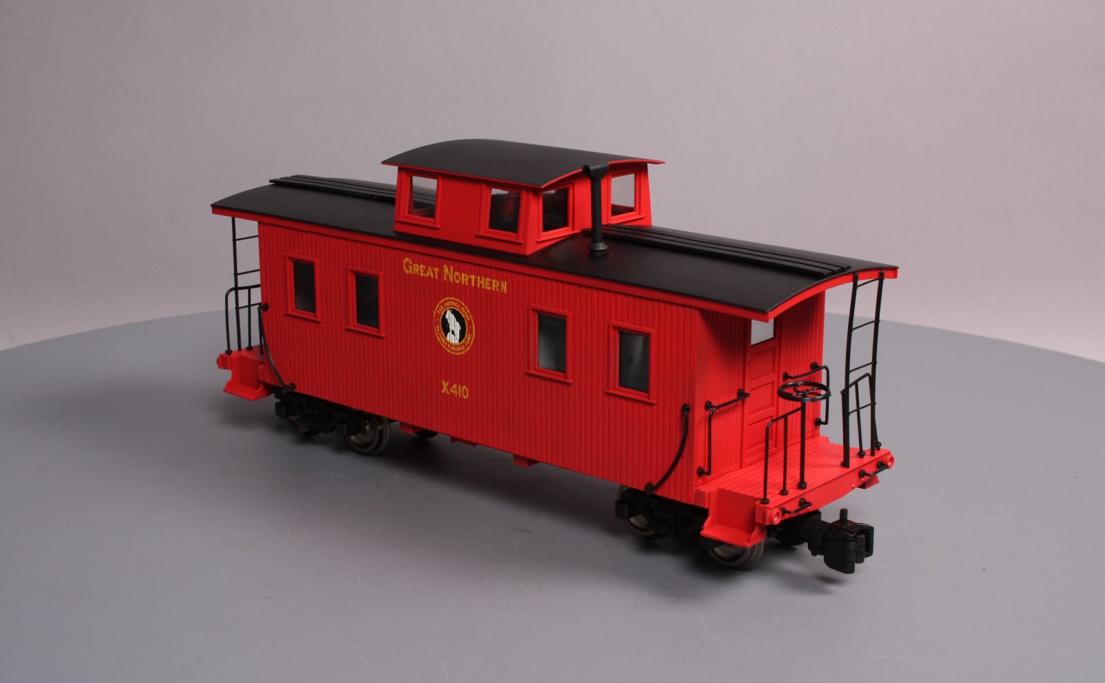 Bachmann 93811 G Scale Great Northern Center Cupola Wood Caboose (Metal Wheels)