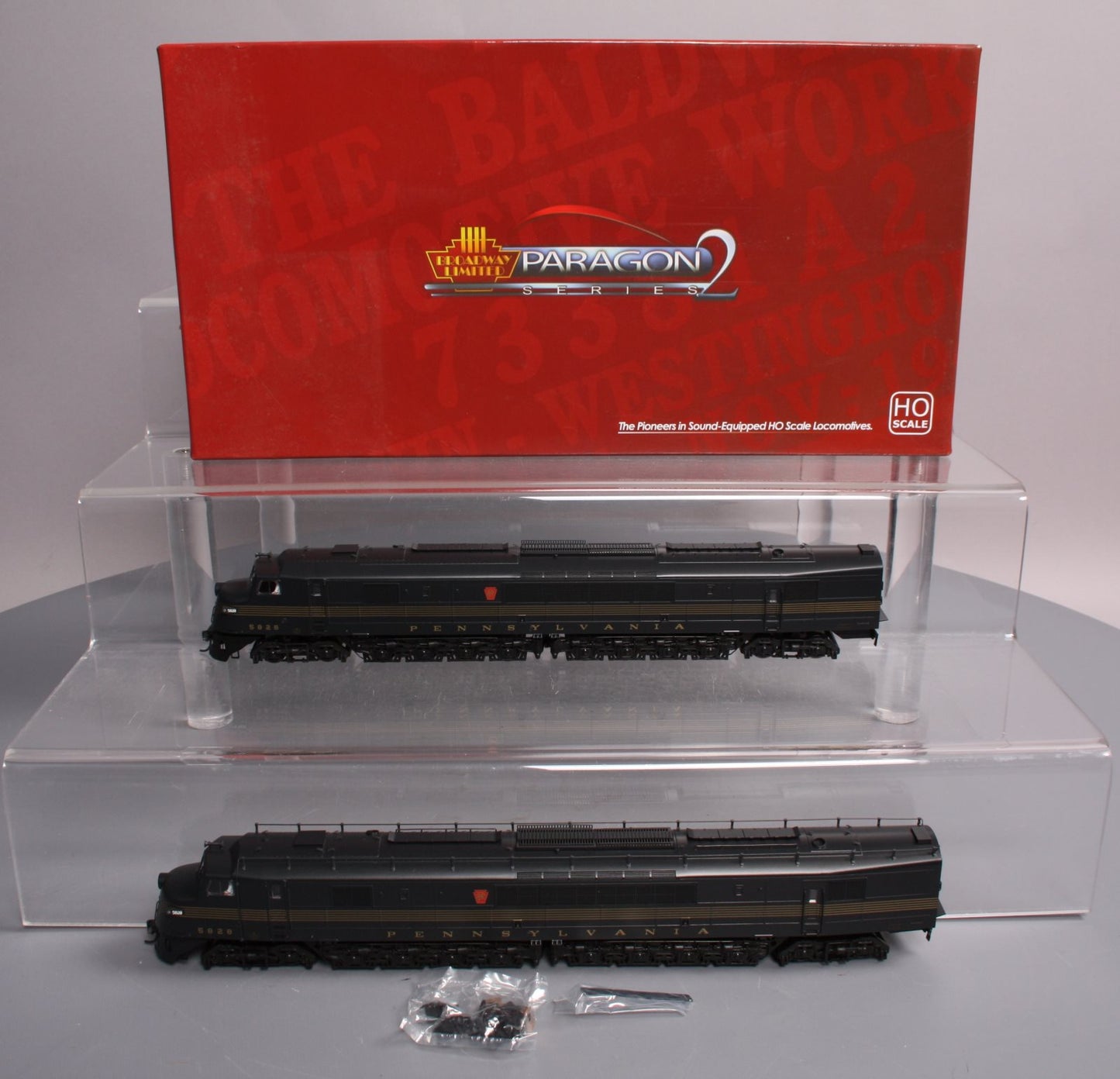 Broadway Limited 2090 HO PRR A1/A2 Set Diesel Locomotive #5828 w/ DCC/Sound