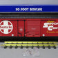 USA Trains R19300C G Santa Fe 50 Ft. Box Car with Plug/Steel Double Door Combo