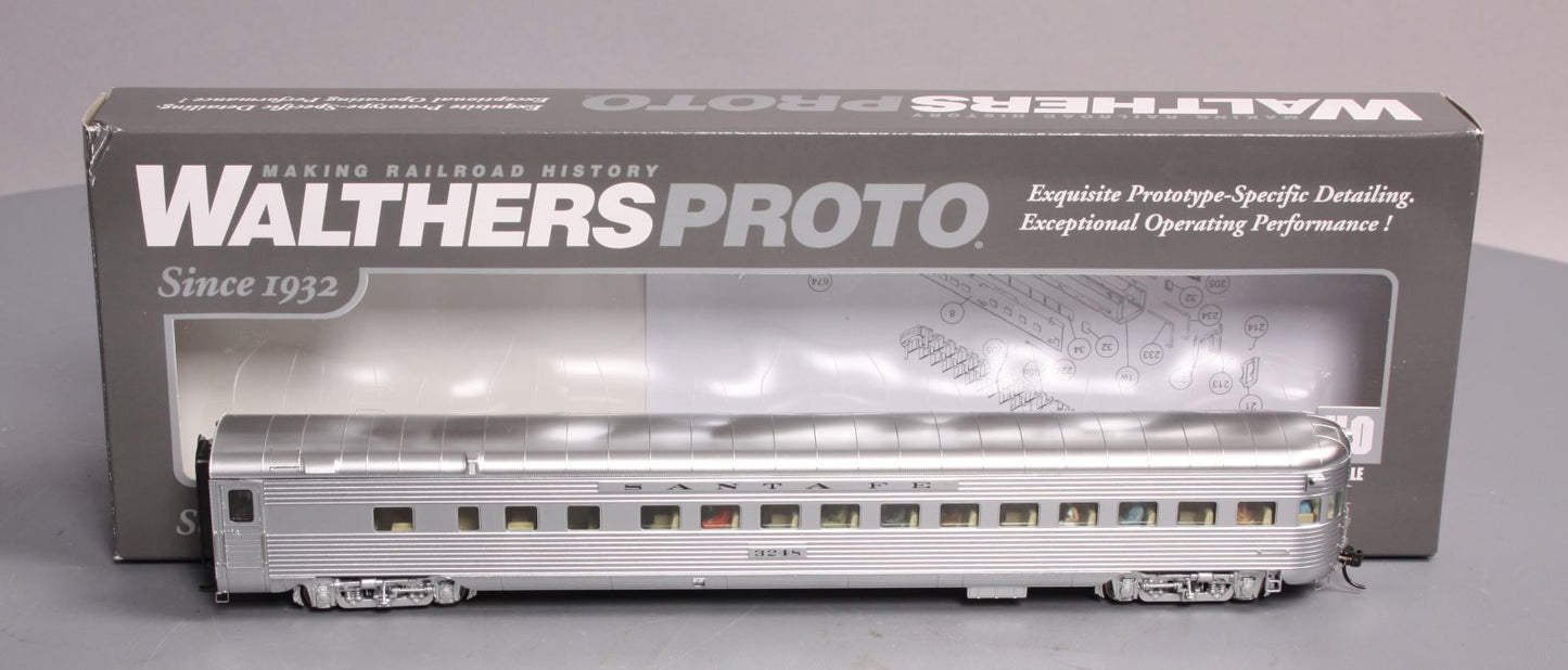 Walthers 920-9473 HO Santa Fe El Capitan 85' P-S 42-Seat Coach Observation #3248