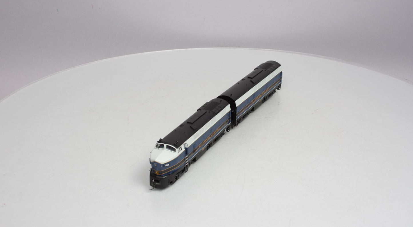 Broadway Limited 4060 HO B&O Baldwin Sharknose RF-16 A/B Diesel Locomotive