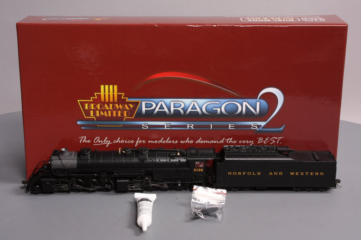 Broadway Limited 2570 HO N&W Y6b 2-8-8-2 Loco & Tender #2196 w/ Sound/DCC/DC