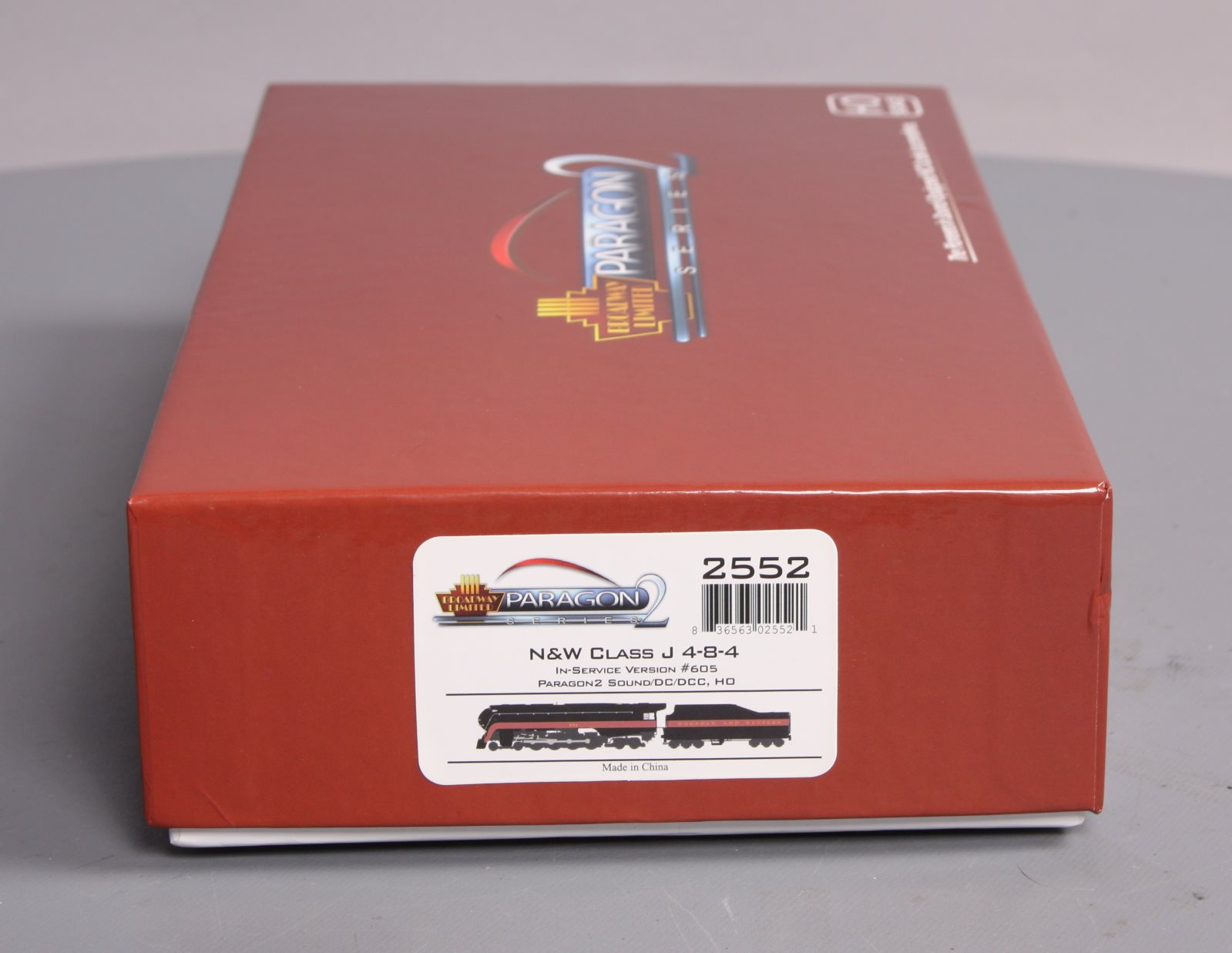 Broadway Limited 2552 HO Norfolk & Western Class J 4-8-4 Paragon2™ #605