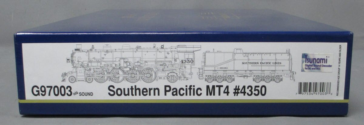 Athearn G97003 HO Southern Pacific Mountain 4-8-2 MT-4 W/DCC & Sound # 4350