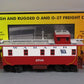 MTH 30-77334 O Wabash RailKing Offset Steel Caboose Car #2709