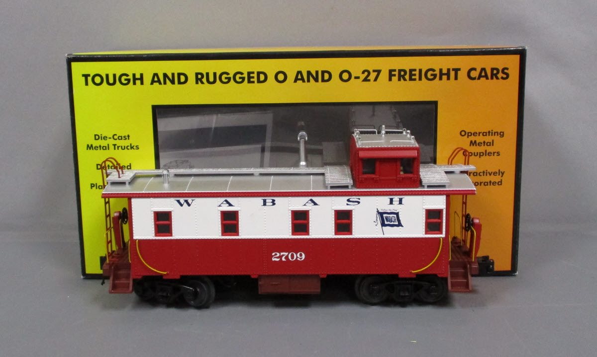 MTH 30-77334 O Wabash RailKing Offset Steel Caboose Car #2709