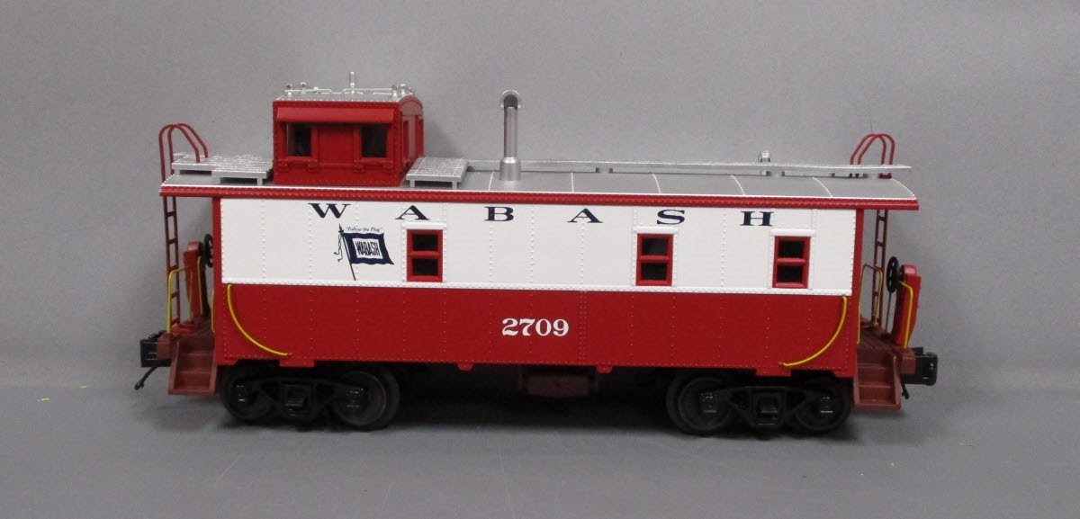 MTH 30-77334 O Wabash RailKing Offset Steel Caboose Car #2709