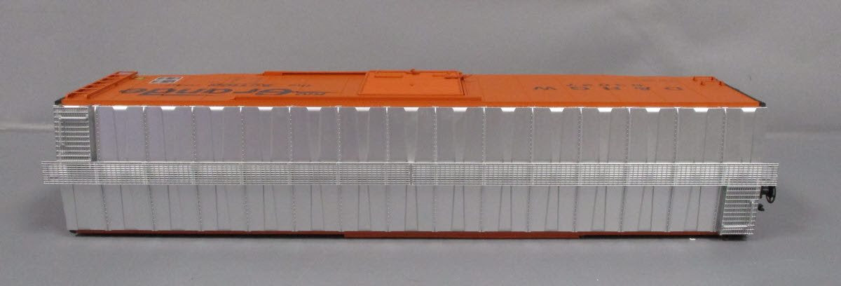 USA Trains R19309A G Rio Grande 50 Ft. Box Car with Steel Door (Silver)