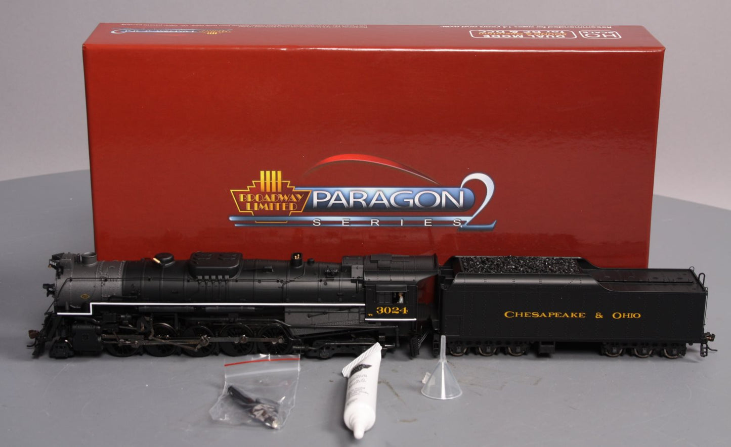 Broadway Limited 2314 HO Chesapeake & Ohio Class T-1 2-10-4 Paragon2™ #3024