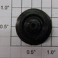 Kusan KS-1 Black Plastic Wheel