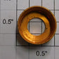 Lionel 385-36 Boiler Front Trim Ring-#385, 1835-Copper