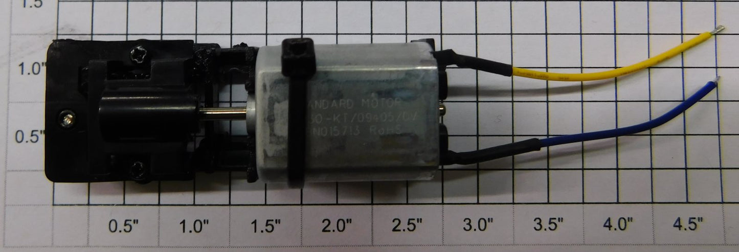 Lionel 680-1035-200 Motor & Gearbox Assy/AquariumCar/Black