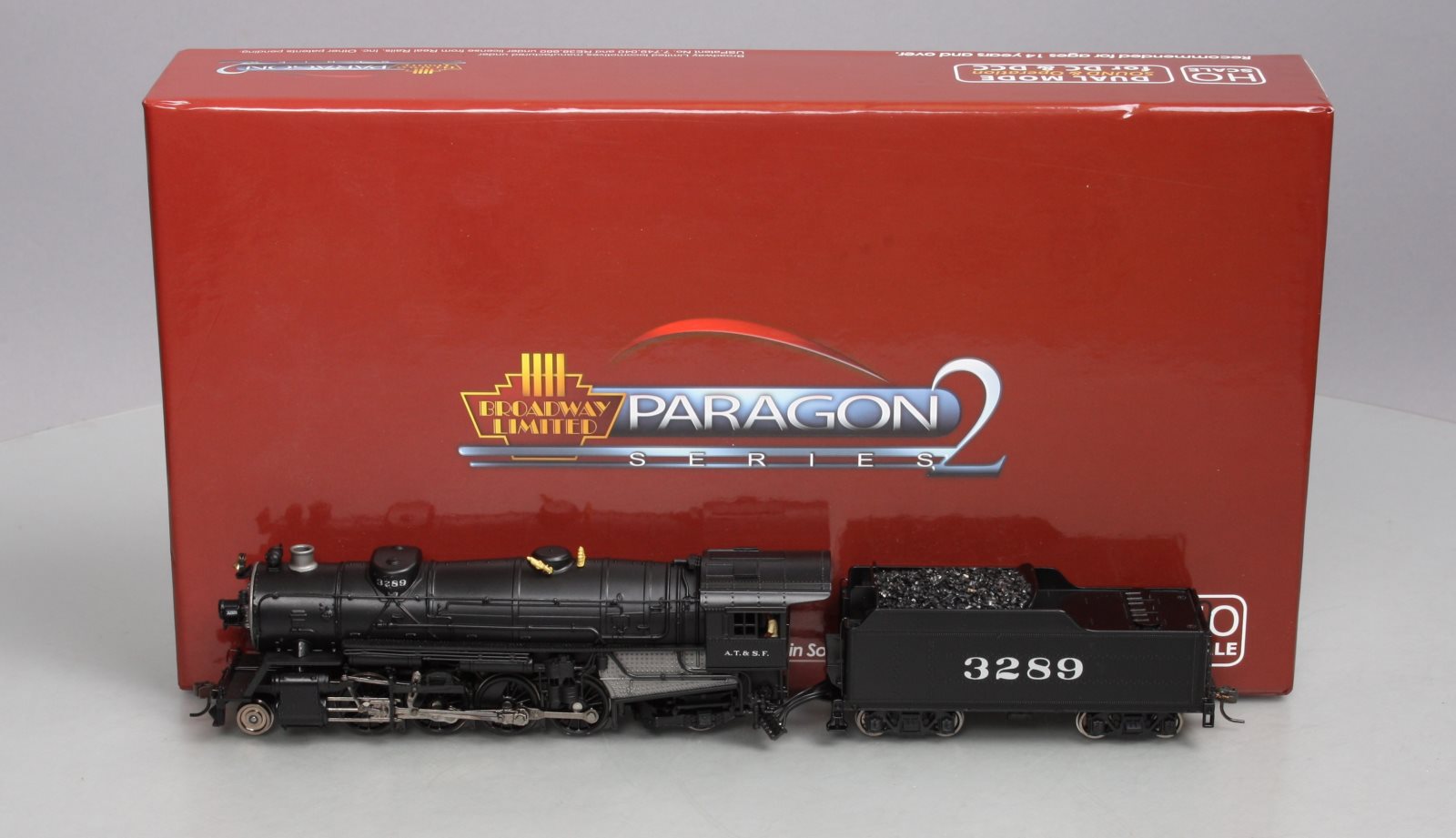 Broadway Limited 2151 HO Santa Fe USRA Heavy 2-8-2 Mikado Paragon2™ #3289