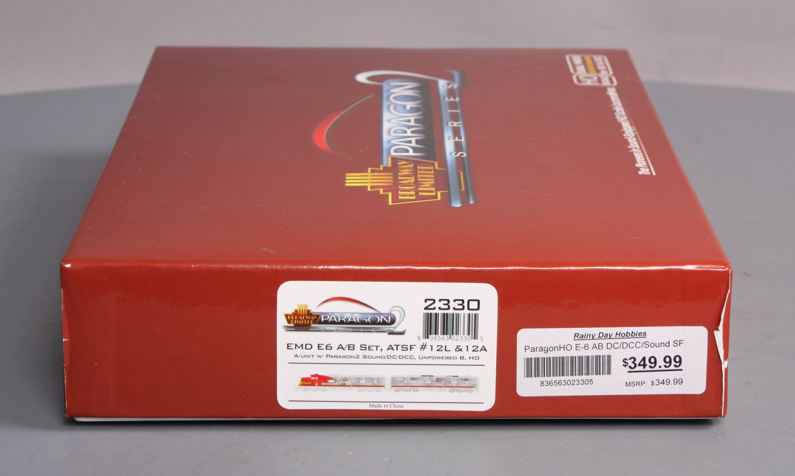 Broadway Limited 2330 HO Santa Fe EMD E6 Powered A-Unpowered B #12L,12A