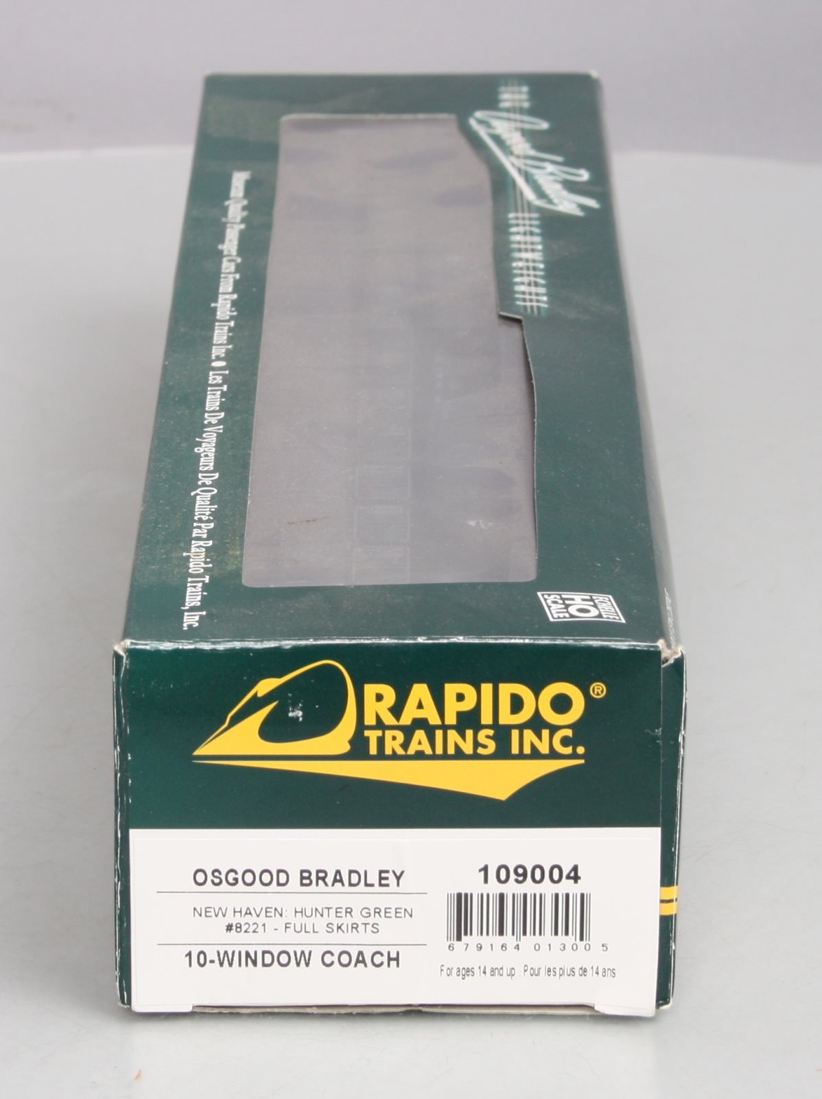 Rapido 109004 HO Scale New Haven Osgood Bradley Passenger Coach #8221