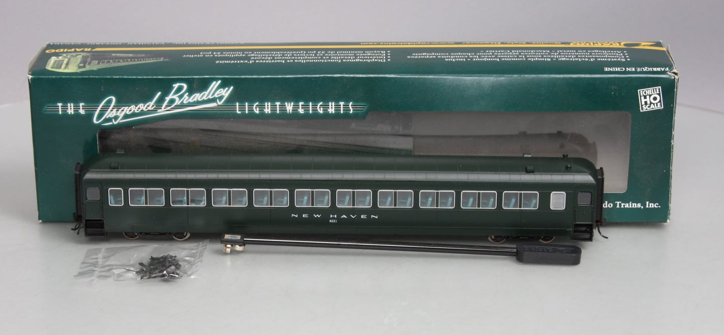 Rapido 109004 HO Scale New Haven Osgood Bradley Passenger Coach #8221