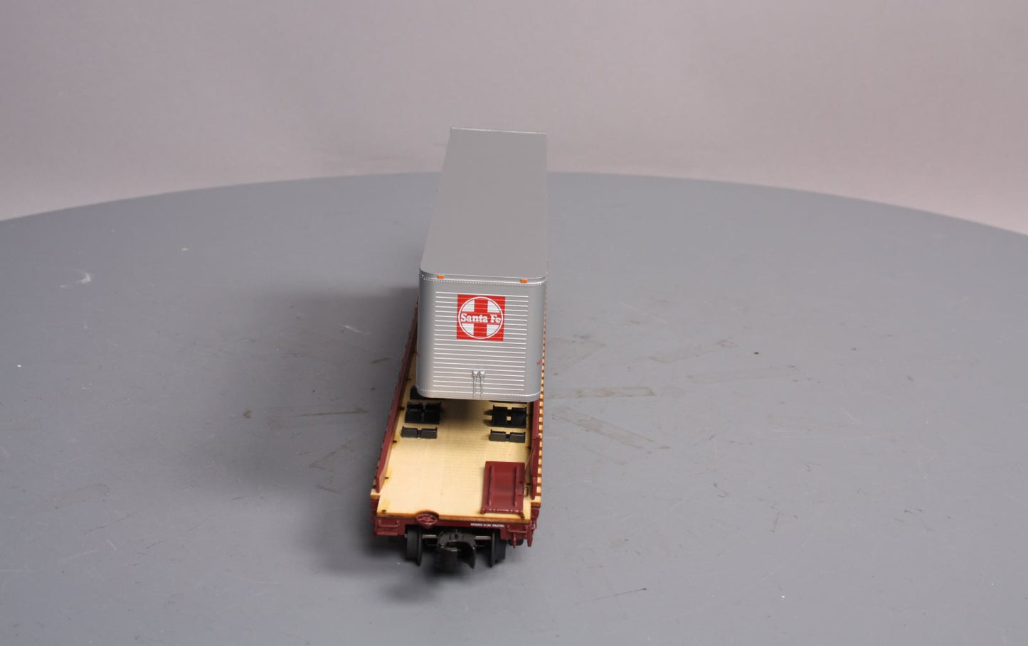 Lionel 6-82840 O Gauge ATSF PS-4 Flat with 40' Trailer