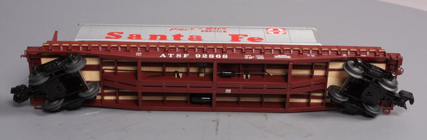 Lionel 6-82840 O Gauge ATSF PS-4 Flat with 40' Trailer