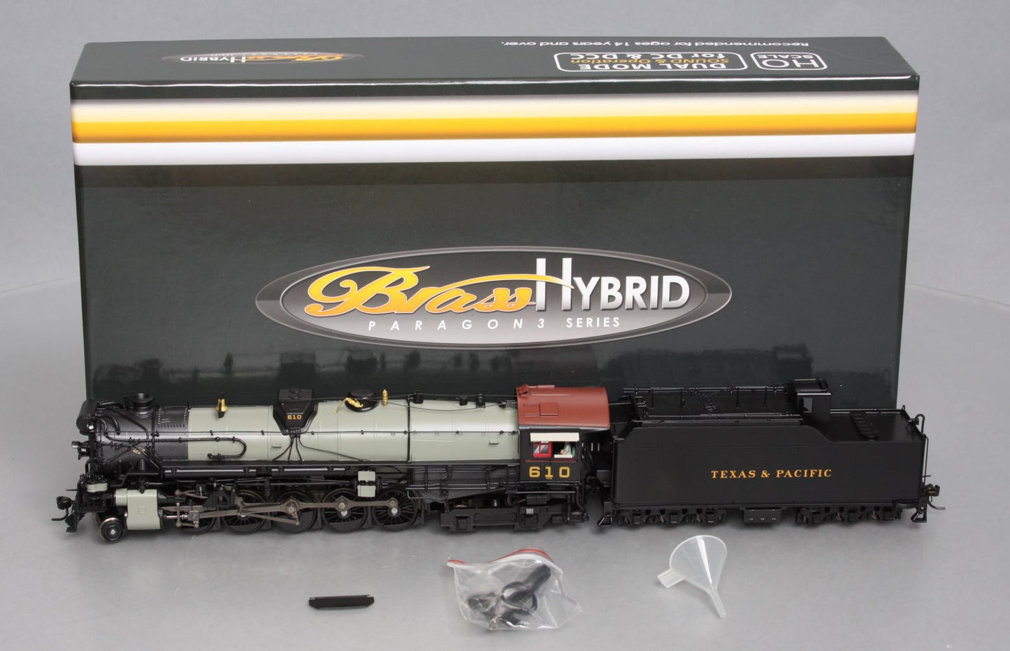 Broadway Limited 2825 HO BRASS T&P 2-10-4 Steam Locomotive w/DCC/Sound #610