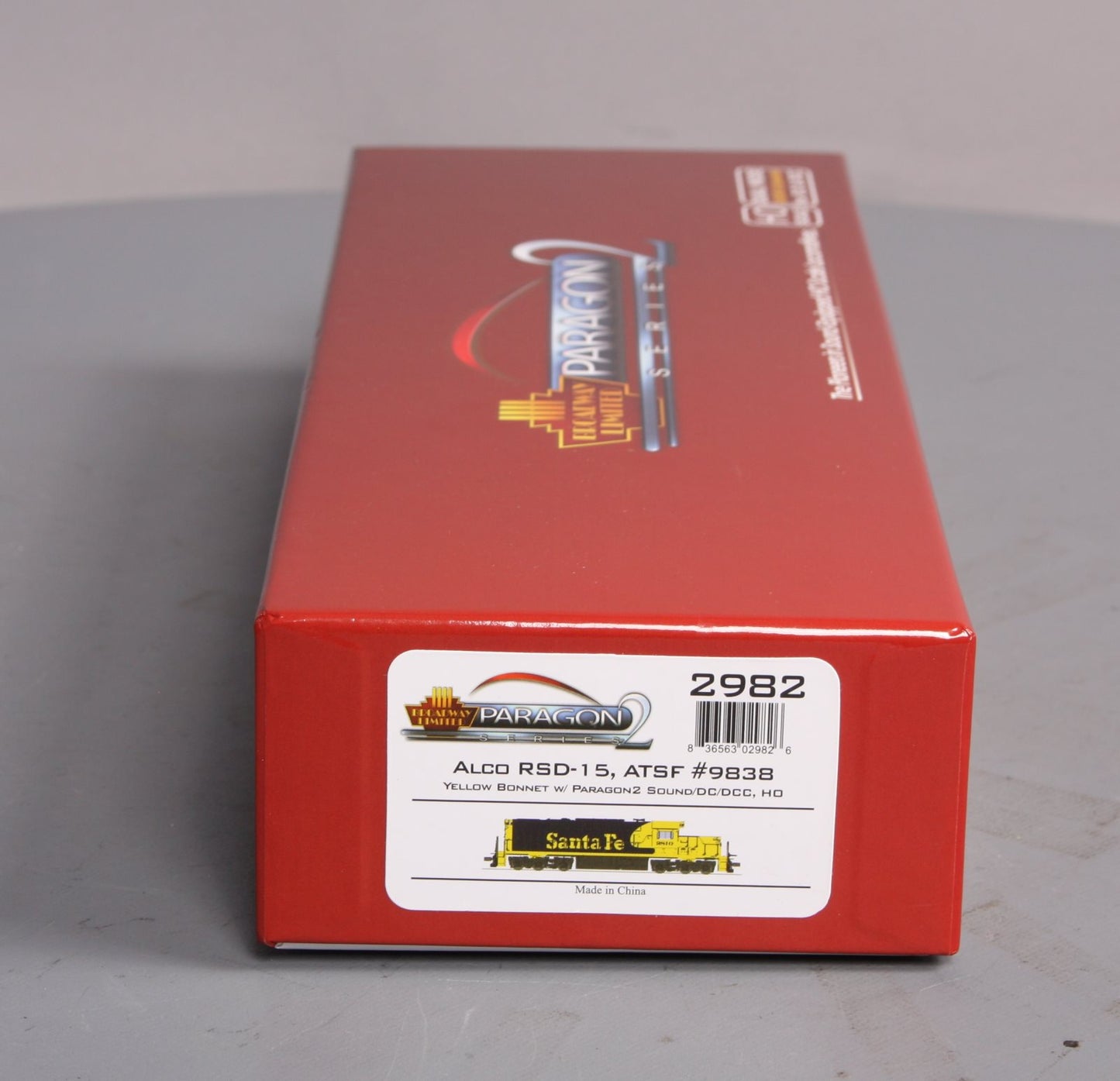 Broadway Limited 2982 HO Santa Fe Alco RSD15 Low Nose Paragon2™ #9838