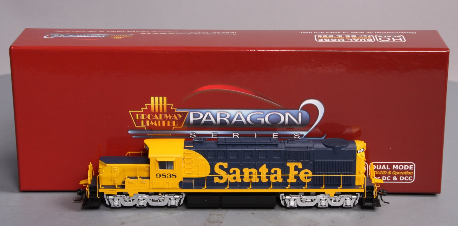 Broadway Limited 2982 HO Santa Fe Alco RSD15 Low Nose Paragon2™ #9838