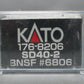 Kato 176-8206 N SD40-2 BNSF #6806/Swoosh