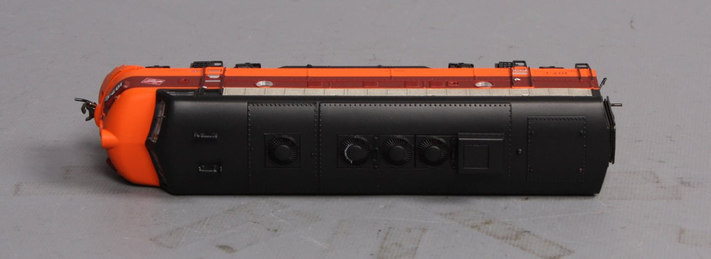 Broadway Limited 5108 HO Milwaukere Road EMD F7A with Sound Blue Line™ #107C