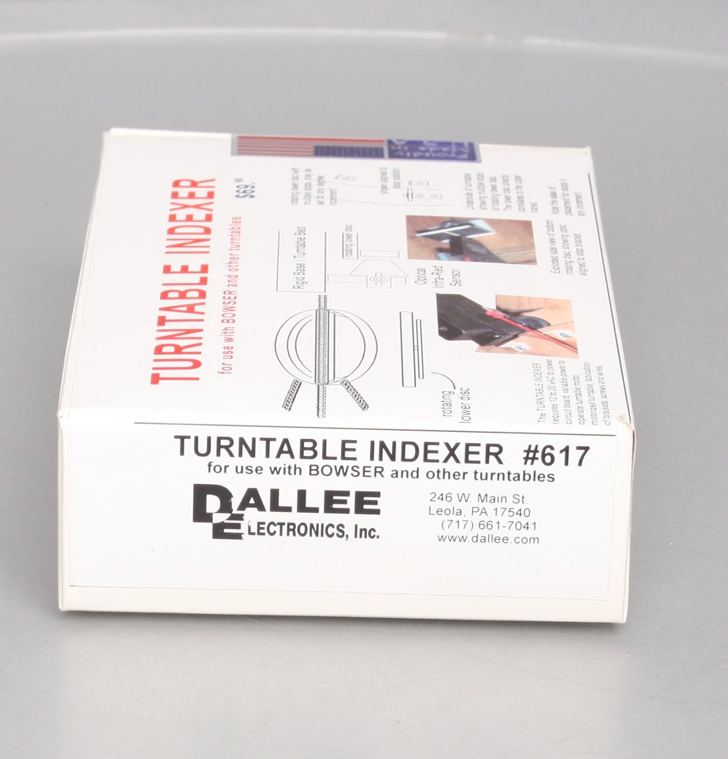 Z Thek 617 HO Scale Turntable Indexer For Use W/Bowser & Other Turntables