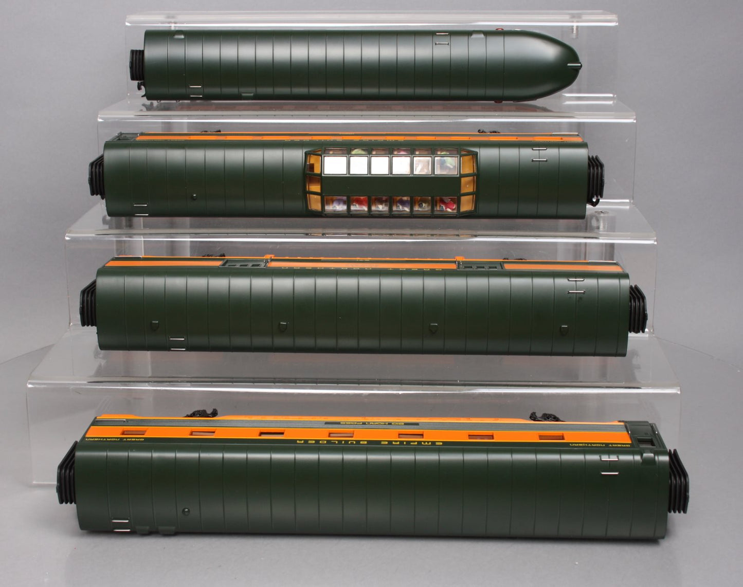 MTH 30-67530 O Great Northern 60' Streamlined Passenger Car Set (Set of 4)