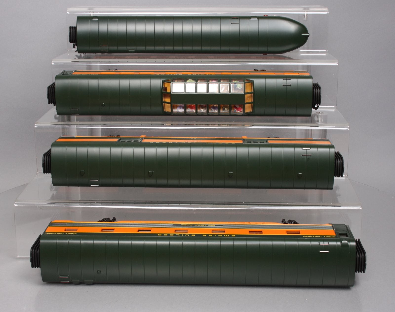 MTH 30-67530 O Great Northern 60' Streamlined Passenger Car Set (Set of 4)