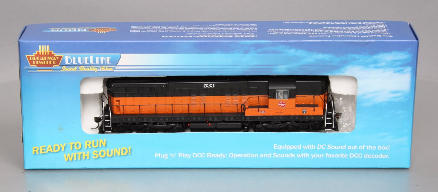 Broadway Limited 5021 HO Milwaukee Road EMD SD9 #533 w/Sound/DC/DCC