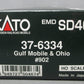 Kato 37-6334 Gulf Mobile & Ohio SD-40 Diesel Locomotive #902